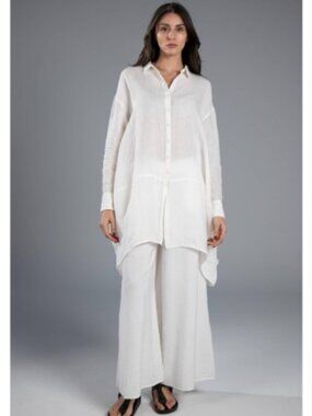 Elemente Clemente White Button Up Long Shirt